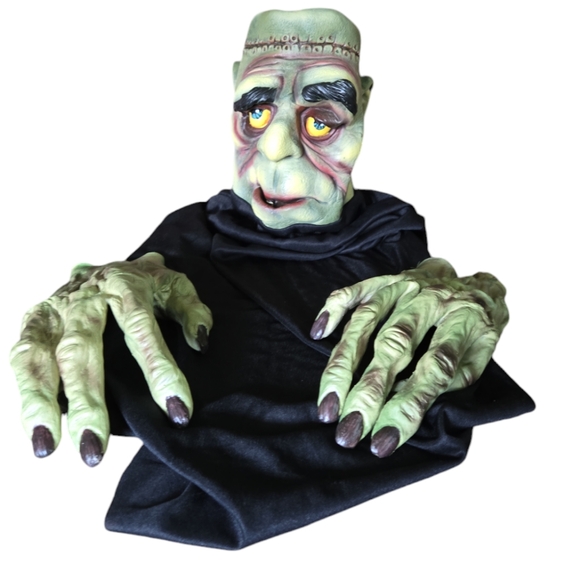 Mario Chiodo Frankenstein Mask and Hands with black robe - Picture 7 of 7